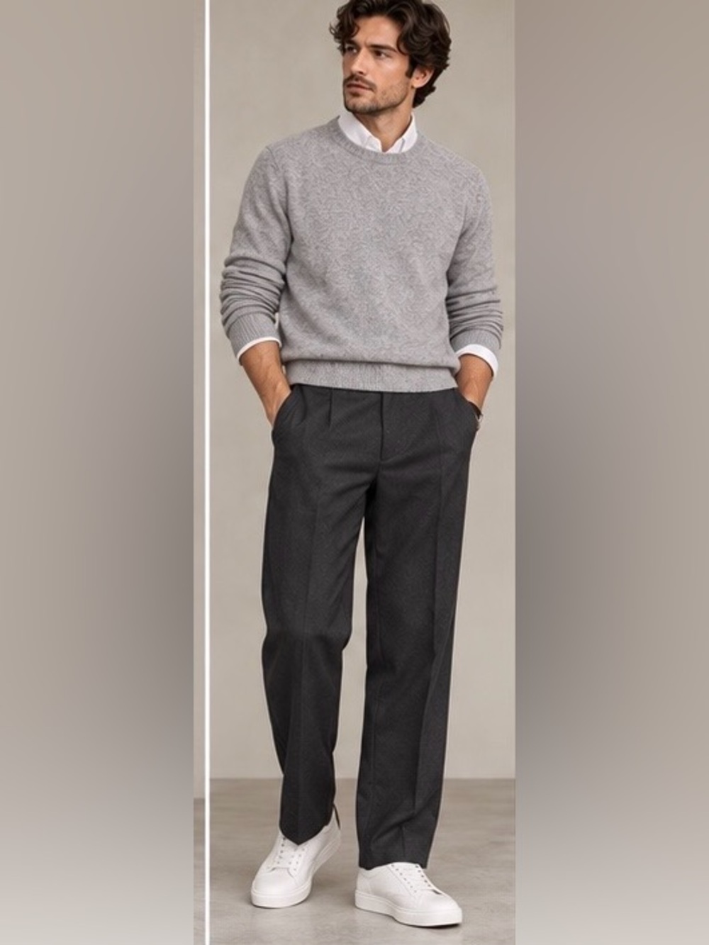 Banana Republic Tailored Pants in Charcoal Gray- 35x32